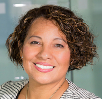 Portrait of Claire Ashford, compliance head in financial regulation
